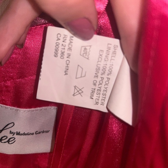 MoriLee HOT pink formal dress homecoming, prom, formal size 0 - Picture 13 of 15